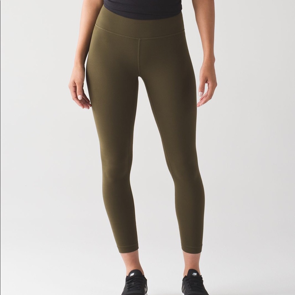 Lululemon Align Pants olive green